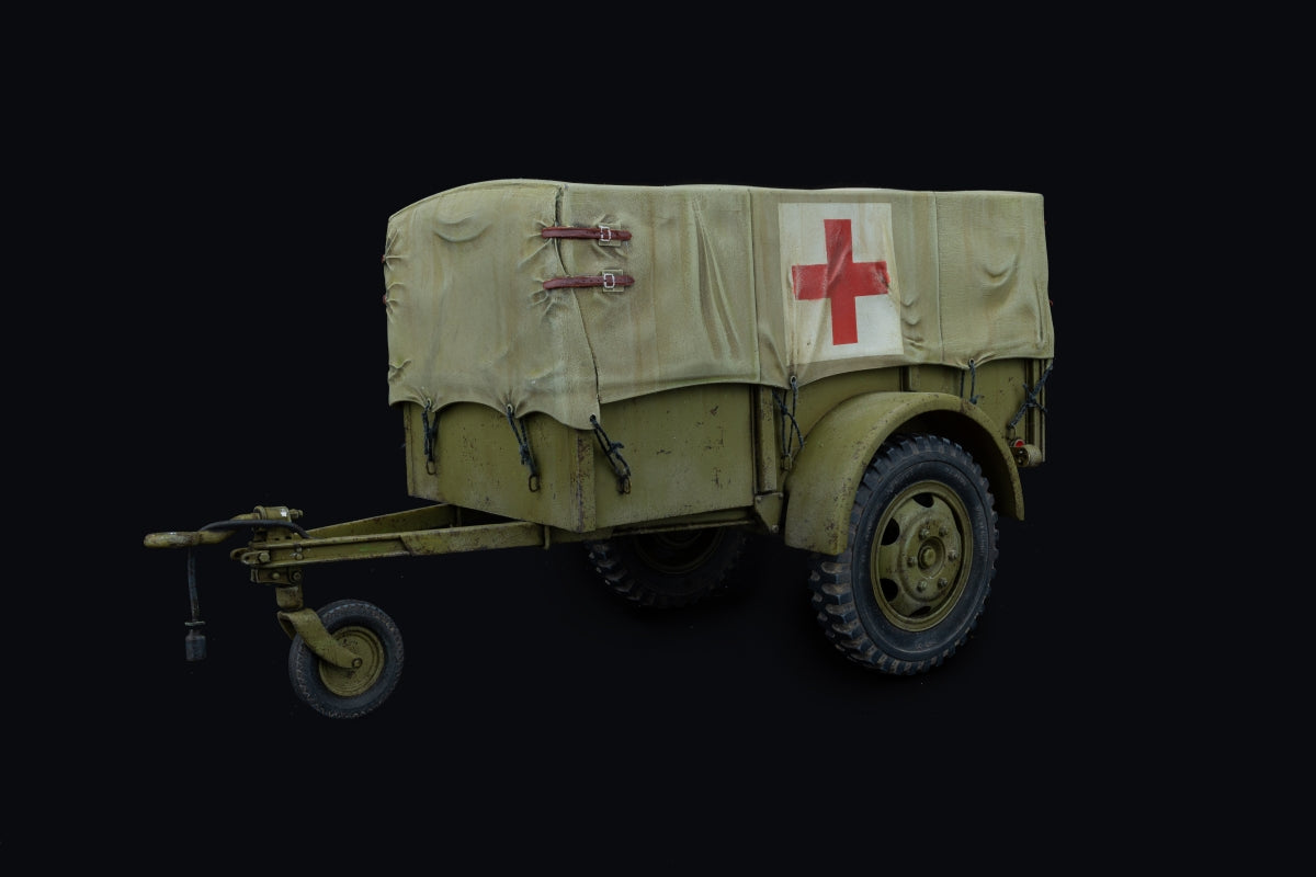 MiniArt 35443 G-518 US 1t CARGO TRAILER WITH CANVAS BEN HUR 1/35 – Bild 9