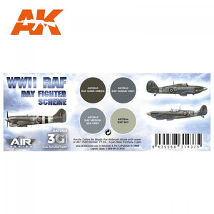 AK Interactive AK11725 WWII RAF DAY FIGHTER SCHEME 4x17 ml – image 2