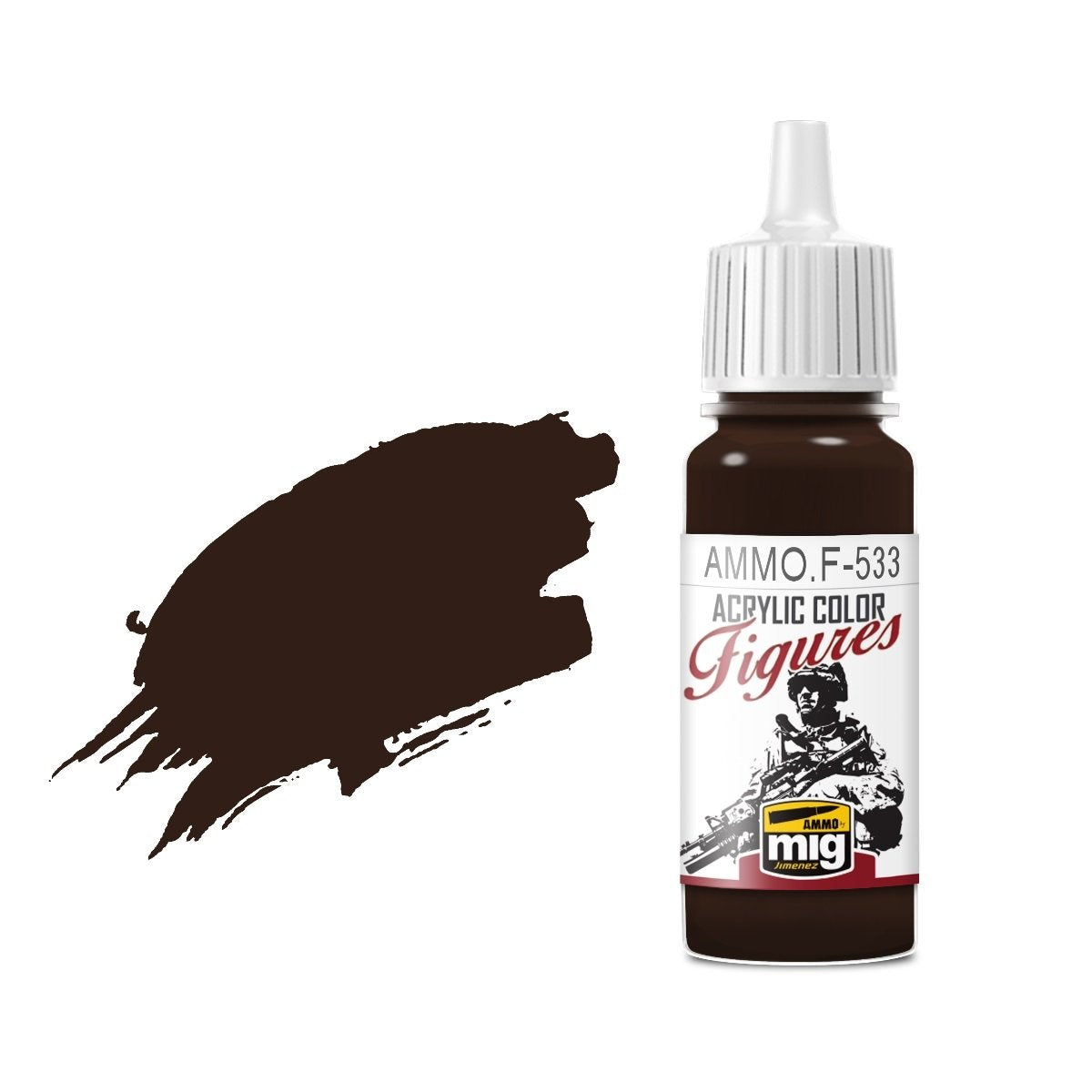 Munitions Mig Jimenez F533 Brun foncé 17 ml