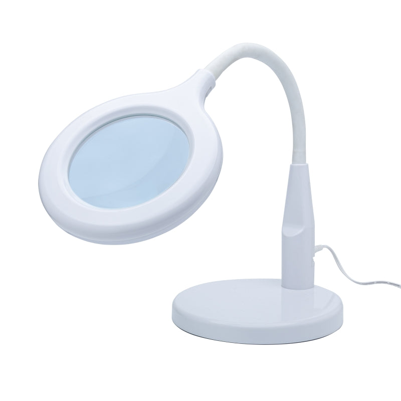 Lightcraft LC8080USB-EU Compact LED Desk Magnifier Lamp