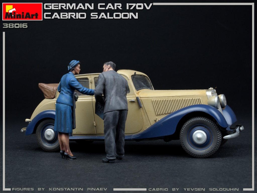 MiniArt 38016 VOITURE ALLEMANDE 170V BERLINE CABRIOLET 1/35 – image 3
