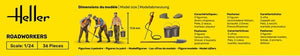 Heller 82754 Roadworkers 1/24