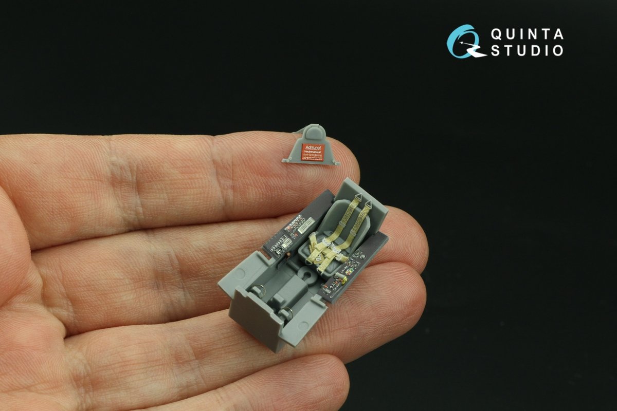 Quinta Studio QD48269 Fw 190A-8 3D-Printed &amp;amp; coloured Interior on decal paper (Tamiya) 1/48 – imagen 6