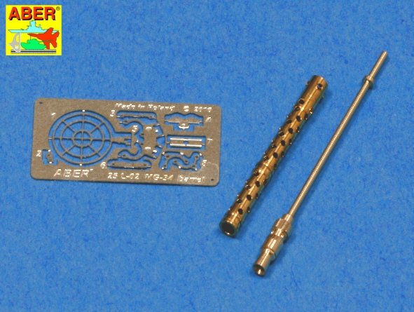 Aber 25L-02 Turned barrel for German machine gun MG34 1/25 – imagen 2