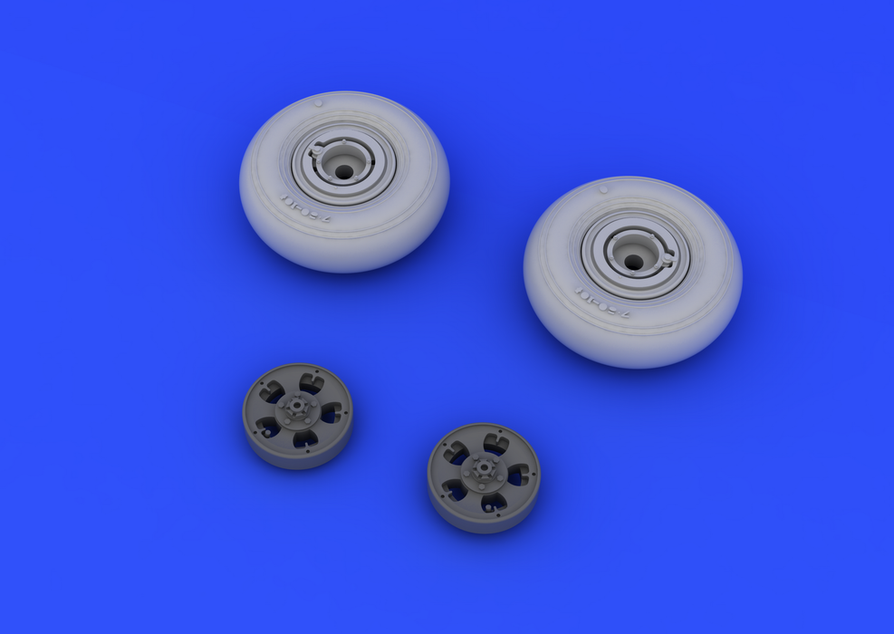 Eduard 648119 Spitfire wheels - 5 spoke, smooth tire 1/48 (EDUARD) – zdjęcie 4