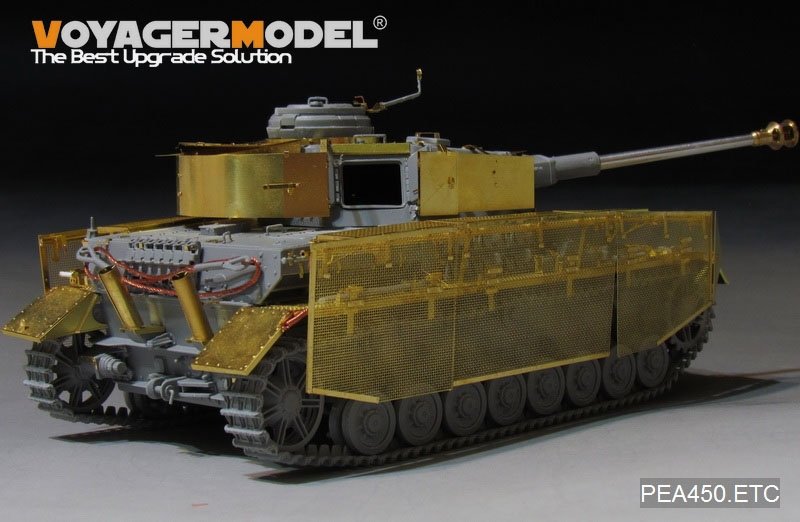 Voyager Model PEA450 WWII German Pz.Kpfw.IV Ausf.J &amp;quot;Thoma shields&amp;quot; wire mesh schürzen (Last Production) (FOR Boder 35008) 1/35 – Bild 4