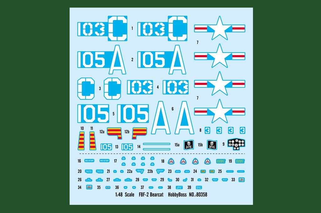 Hobby Boss 80358 F8F-2 Bearcat 1/48 – imagen 4