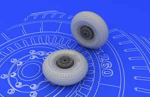 Eduard 648072 Il-2 wheels 1/48 (TAMIYA) – Bild 2