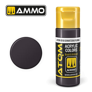 AMMO of Mig Jimenez 20158 ATOM COLOR Schwartzgrau RLM66 20ml