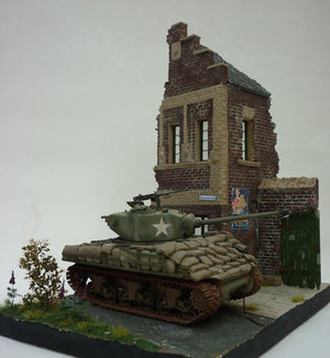 RT-Diorama 35202 Diorama-Base:Brick House Ruin 1/35 – imagen 6