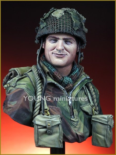 Young Miniatures YM1834 Parachutiste britannique Europe du Nord-Ouest Seconde Guerre mondiale 1/10  – image 6