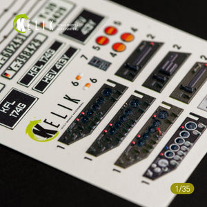 KELIK K35008 UNIMOG 404 INTERIOR 3D DECALS FOR ICM KIT 1/35 – Bild 2
