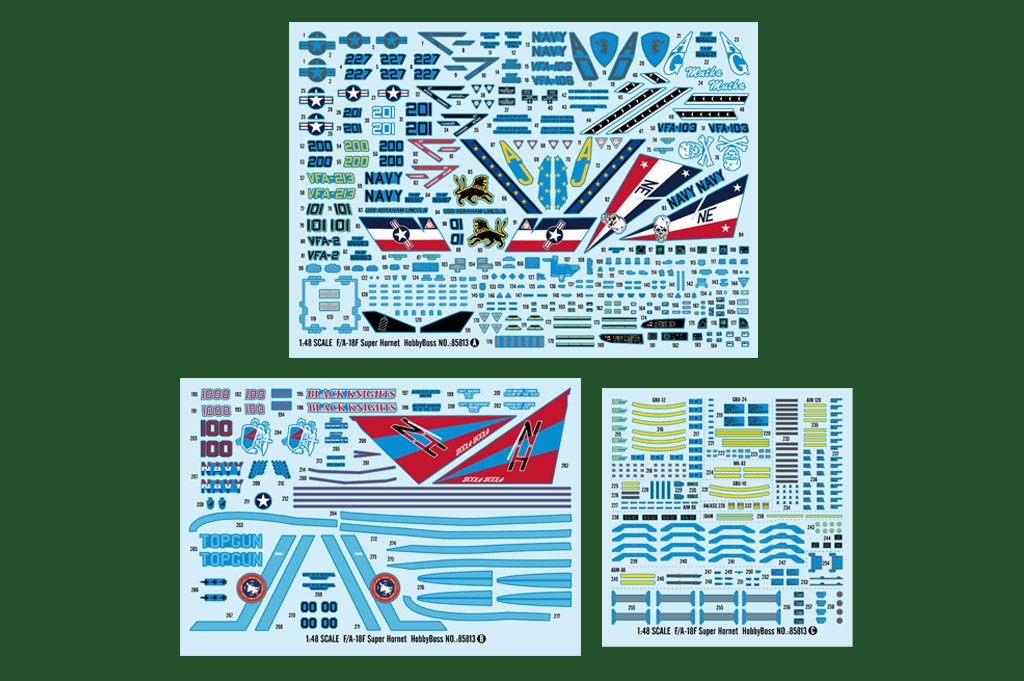 Hobby Boss 85813 F/A-18F Super Hornet 1/48 – Bild 3
