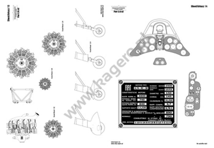 Kagero 7102 Fiat C.R. 42 EN/PL – zdjęcie 4
