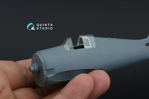 Quinta Studio QC72008 F6F-3/5 Hellcat vacuumed clear canopy (Eduard) 1/72 – Bild 4