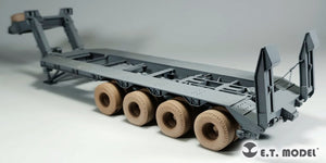 E.T. Model P35-119 US M747 Heavy Equipment Semi-Trailer Sagged wheels For Meng Kit 1/35 – Bild 6