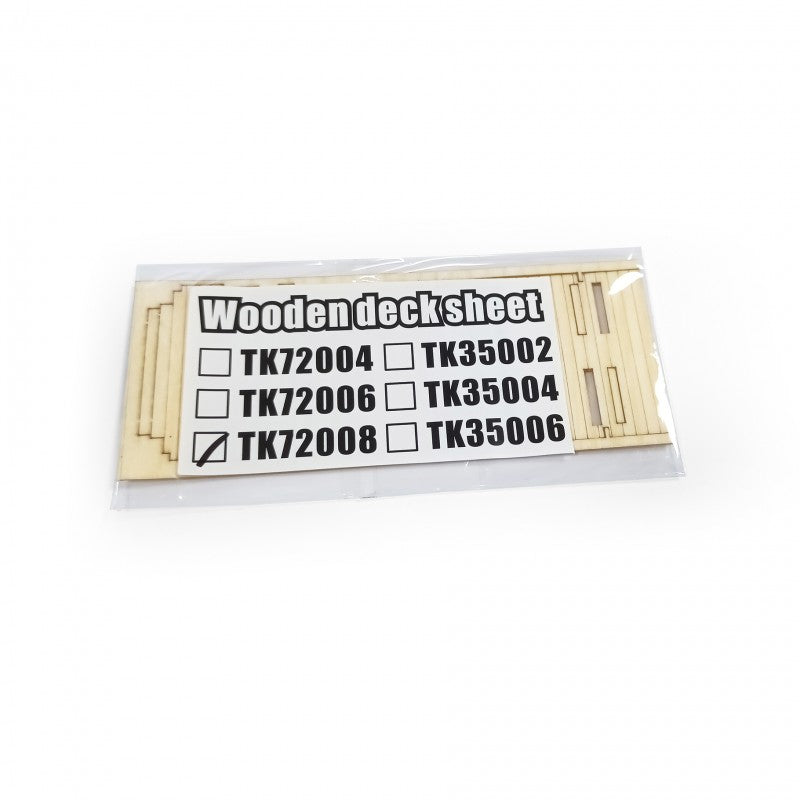 T-Model TK72008 Wooden Deck Sheet for German 80T SSyms Schwerer Platormwagen 1/72 – image 2