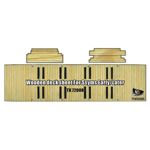 T-Model TK72008 Wooden Deck Sheet for German 80T SSyms Schwerer Platormwagen 1/72 – image 3