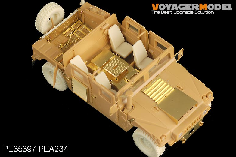 Voyager Model PEA234 Modern USMC HUMVEE family High back seats w/ seat belts (4 CHOICE) (FOR BRONCO) 1/35 – imagen 2