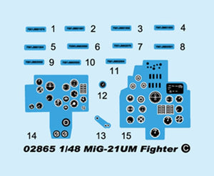 Trumpeter 02865 MiG-21UM Mongol B 1/48 – Bild 6