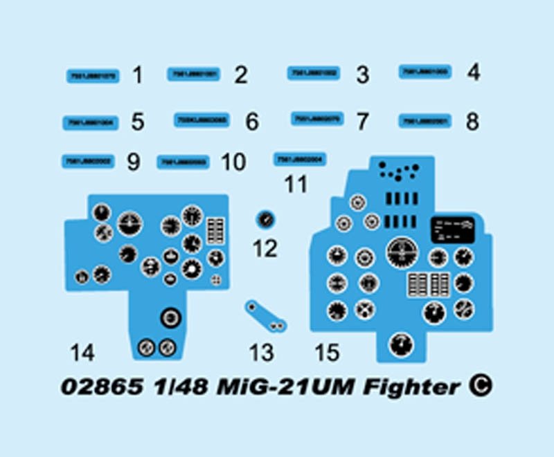 Trumpeter 02865 MiG-21UM Mongol B 1/48 – Bild 6