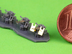 Master SM-350-123 IJN Type 96 25mm - PODWÓJNA podstawa - późna z celownikiem mechanicznym &amp;quot;Le Prieur&amp;quot; (6 szt.) 1/350 – image 3