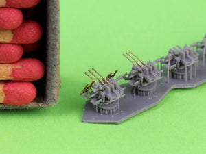 Master SM-350-125 IJN Type 96 25mm - POTRÓJNA podstawa - późna z celownikiem mechanicznym &amp;quot;Le Prieur&amp;quot; (6 szt.) 1/350 – Bild 4