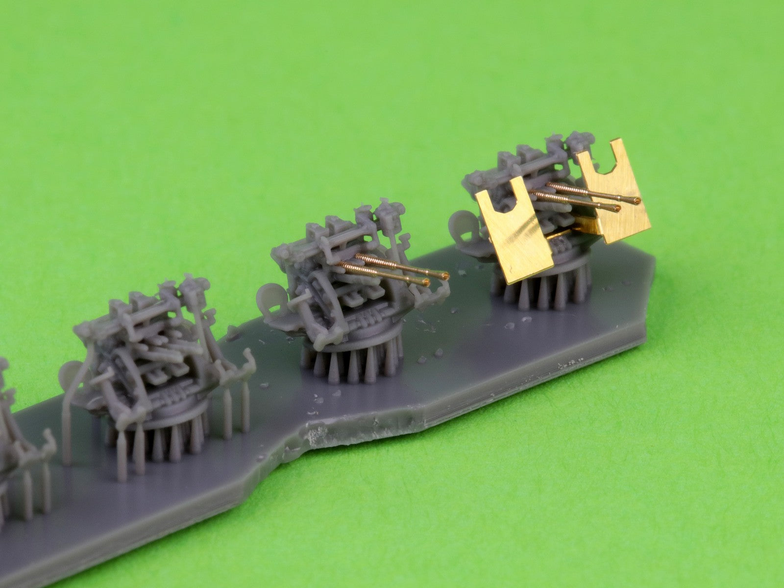Master SM-350-123 IJN Type 96 25mm - PODWÓJNA podstawa - późna z celownikiem mechanicznym &amp;quot;Le Prieur&amp;quot; (6 szt.) 1/350 – image 5