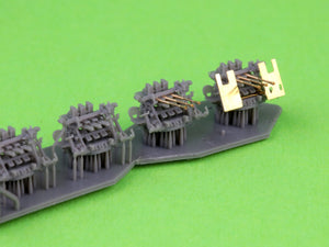 Master SM-350-125 IJN Type 96 25mm - POTRÓJNA podstawa - późna z celownikiem mechanicznym &amp;quot;Le Prieur&amp;quot; (6 szt.) 1/350 – Bild 5