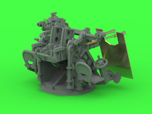 Master SM-200-012 IJN Type 96 25mm - PODWÓJNA podstawa - późna z celownikiem mechanicznym &amp;quot;Le Prieur&amp;quot; (4 szt.) 1/200 – immagine 9