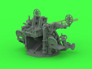 Master SM-200-011 IJN Type 96 25mm - PODWÓJNA podstawa - wczesna z celownikiem pierścieniowym (4 szt.) 1/200 – image 10