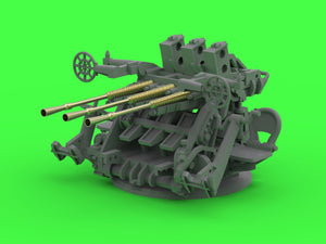 Master SM-200-013 IJN Type 96 25mm - POTRÓJNA podstawa - wczesna z celownikiem pierścieniowym (4 szt.) 1/200 – Bild 11
