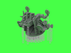 Master SM-350-122 IJN Type 96 25mm - PODWÓJNA podstawa - wczesna z celownikiem pierścieniowym (6 szt.) 1/350 – Bild 12