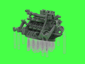 Master SM-350-125 IJN Type 96 25mm - POTRÓJNA podstawa - późna z celownikiem mechanicznym &amp;quot;Le Prieur&amp;quot; (6 szt.) 1/350 – Bild 13