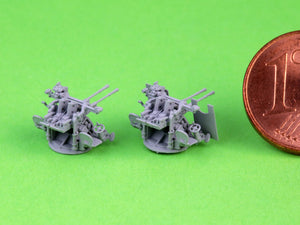 Master SM-200-012 IJN Type 96 25mm - PODWÓJNA podstawa - późna z celownikiem mechanicznym &amp;quot;Le Prieur&amp;quot; (4 szt.) 1/200 – immagine 14