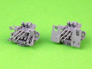 Master SM-200-013 IJN Type 96 25mm - POTRÓJNA podstawa - wczesna z celownikiem pierścieniowym (4 szt.) 1/200 – Bild 15