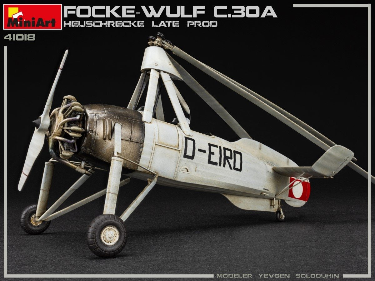 MiniArt 41018 FOCKE-WULF FW C.30A HEUSCHRECKE. LATE PROD 1/35 – immagine 8