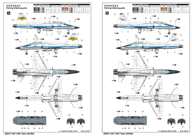 Trumpeter 02878 T-38C Talon NASA – imagen 3