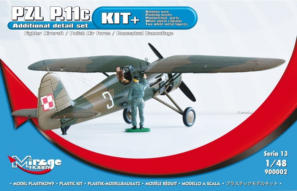 Mirage Hobby 900002 PZL P-11c Maquette d'avion de chasse Pro au 1/48