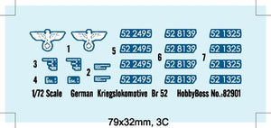 Hobby Boss 82901 Kriegslokomotive allemande BR-52 (1/72) – image 4