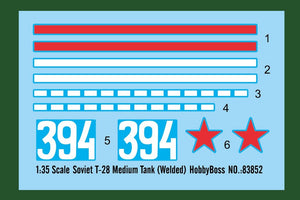 Hobby Boss 83852 Soviet T-28 Medium Tank Welded – Bild 4