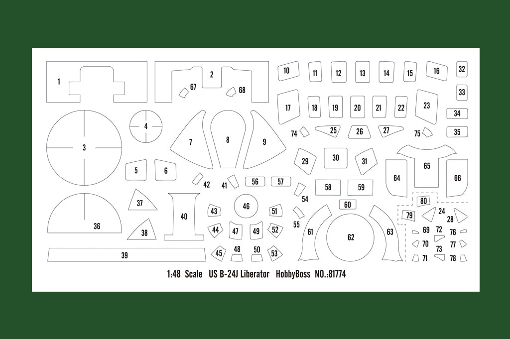 Hobby Boss 81774 Consolidated B-24J Liberator 1/48 – Bild 6