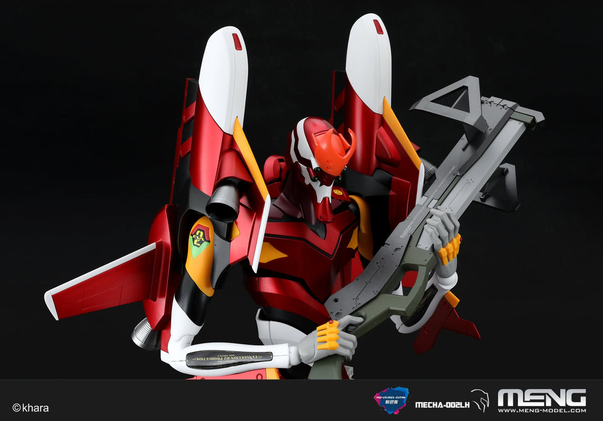 Meng MECHA-002LH Evangelion Production Model-02 Ver.1.5 (Radiant Red Pre-Colored Edition)