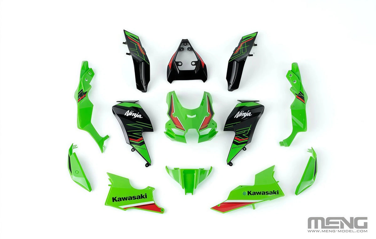 Meng MT-007T Kawasaki Ninja ZX-10T KRT Edition (Pre-Colored Edition) 1/9 – imagen 4