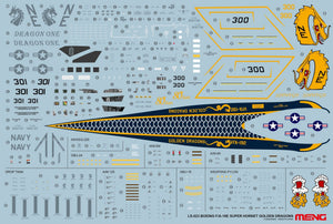 Meng LS023 Boeing F/A-18 E Super Hornet - Golden Dragons 1/48 – image 8