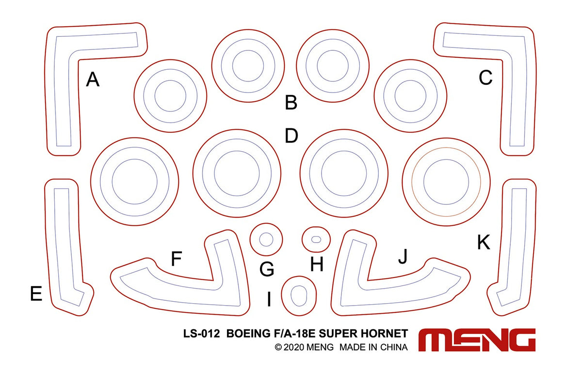 Meng LS023 Boeing F/A-18 E Super Hornet - Golden Dragons 1/48 – image 9