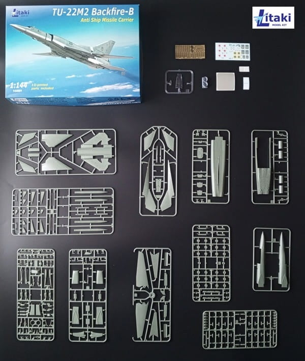 Litaki 144001 Tu-22M2 Backfire-B Anti-Ship Missile Carrier 1/144 – immagine 2