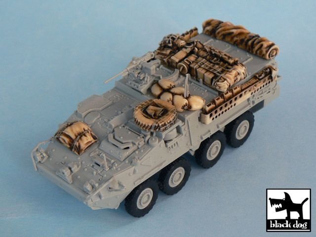 Black Dog T72002 M1126 STRYKER Guerre d'Irak pour Trumpeter 07255 1/72