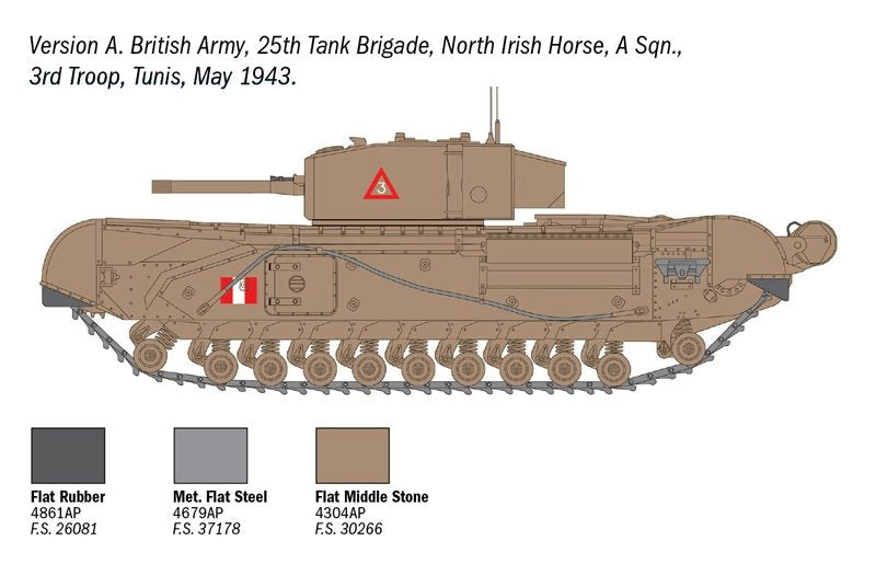 Italeri 7083 Churchill Mk. III 1/72 – zdjęcie 13