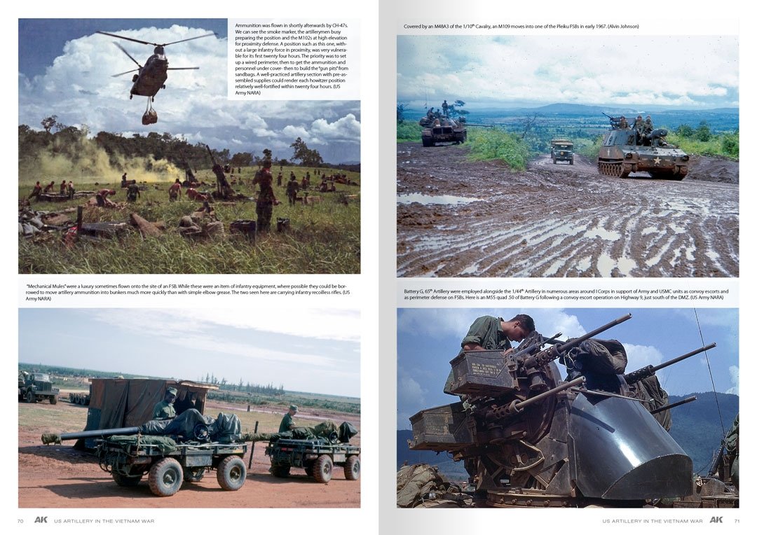 AK Interactive AK130007 AMERICAN ARTILLERY IN VIETNAM EN – immagine 9